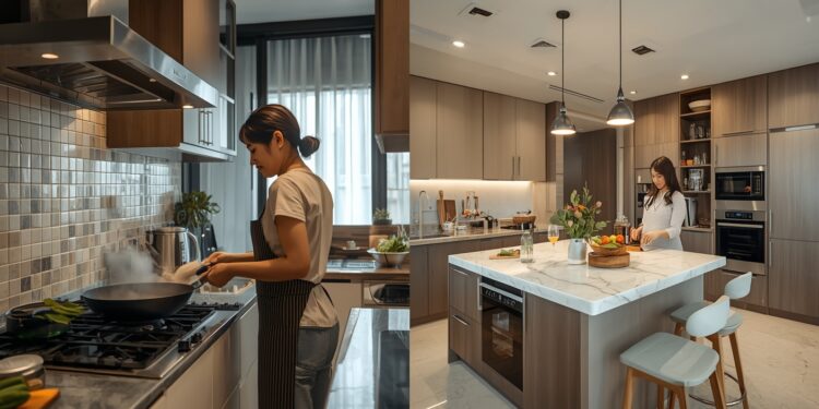 Wet Kitchen vs Dry Kitchen Malaysia