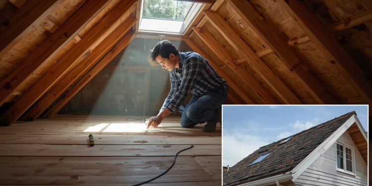 how to find a roof leak