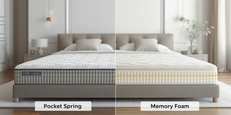 pocket spring vs memory foam mattress